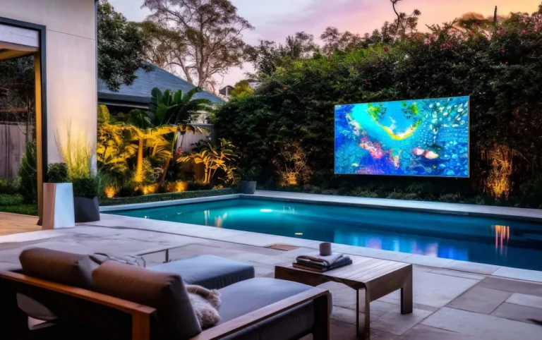 Outdoor Video Wall by Lunar Walls | Just Video Walls